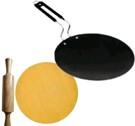 Loha Tawa with Chakla and Belan