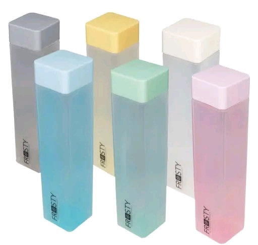 Fridge Square Water Bottle Set (1 ltr x 6 pc)